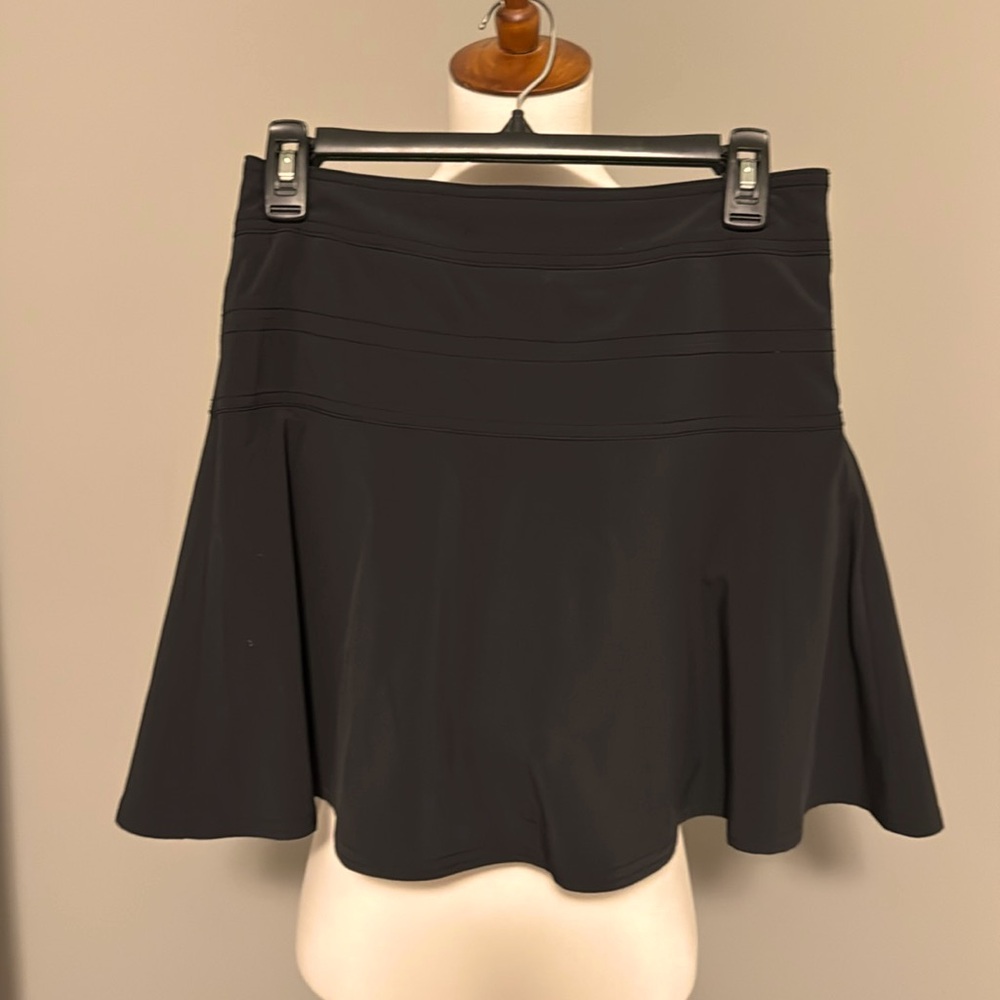 Athleta Everyday Pull On Black Skater Skort